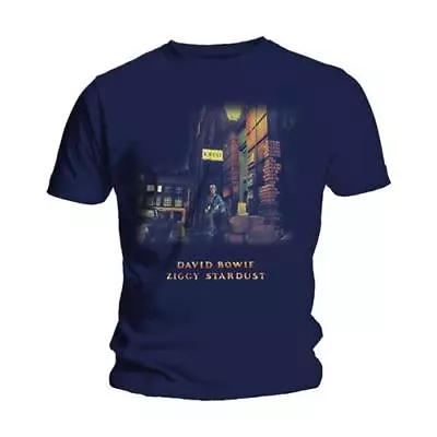 Ziggy Stardust Album Cover David Bowie Rock Official Tee T-Shirt Mens Unisex • $44.77