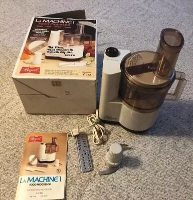 Regal V813 La Machine Compact Food Processor Vintage With Original Box Tested • $69.99