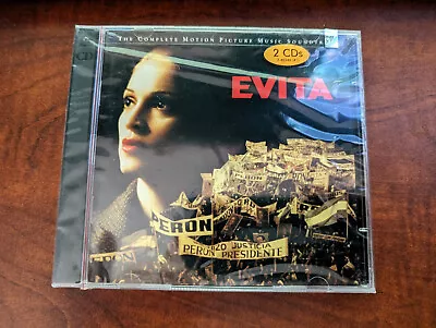 NEW SEALED Evita 2 CD Set Complete Motion Picture Soundtrack *FAST SHIP • $4.95