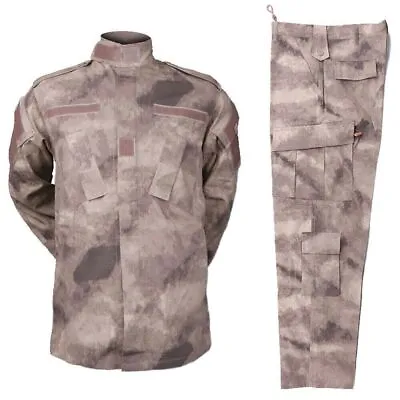 Woodland Military Combat Uniform Shirt Pants Tactical Jungle Camouflage Suits • $97.83