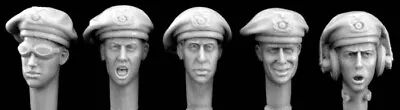 Hornet Heads - 5 Early WWII German Panzer Beret Heads  - HGH/7 • £9.50