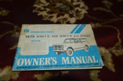 International Harvester Scout II Scout II 4X4 Operator's Manual FCCA • $29.99