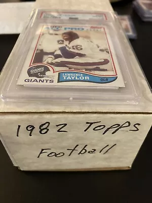 1982 Topps Football Complete Set Lawrence Taylor PSA 8 Rookie • $190