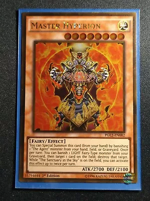 Yugioh - Master Hyperion PGL2-EN082 1st Gold Rare NM • $3.25