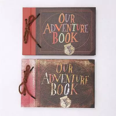 Our Adventure Book Pixar Up DIY Scrapbook Travel Memories Photo Album Handmade • $15.99