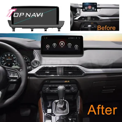 For Mazda CX-9 2020-2021 Androind 10.0 Car GPS Navi Stereo Radio 4G BT 10.25Inch • $474.99