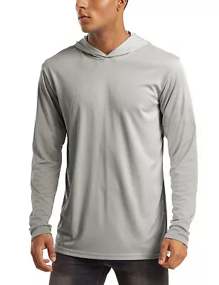 Men's Outdoor Sun Block T-Shirt UPF 50+ Skin Protection Hiking Sport Hoodie Tops • $18.98