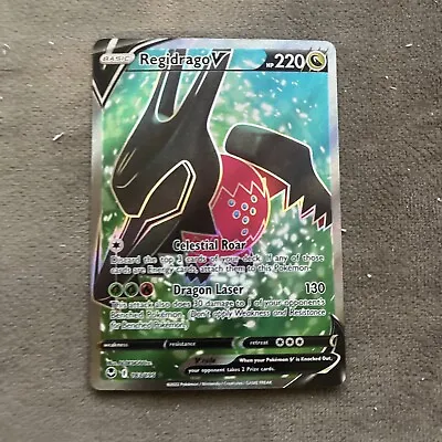 Pokemon Regidrago V 183/195 Silver Tempest NM • $2.45