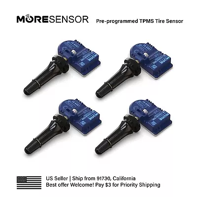 4PC 315MHz MORESENSOR TPMS Snap-in Tire Sensor For Silverado Colorado Canyon H3 • $79.95
