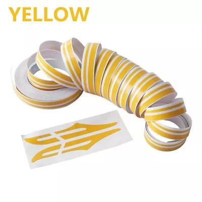 1/2  Roll Vinyl Pinstriping Pin Stripe Double Line Car Tape Decal Stickers 12mm • $7.99