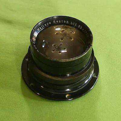 Rare Wallace Heaton Sheffield & London ZodellarAnastigmat 4.5 No 7 Brass Lens • £40