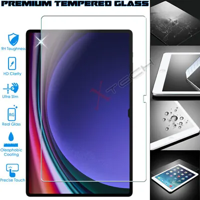 TEMPERED GLASS Screen Protector For Samsung Galaxy Tab S9 Ultra 14.6  X910/X916 • £8.95