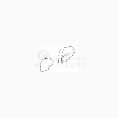 URO Door Seal Rear Right 1167300278 For Mercedes-Benz MB • $60.99