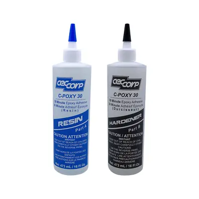 Epoxy Glue C-POXY 30 By CECCORP (32 Oz. Combined) – 2 Part 30-Minute Adhesive • $59.89