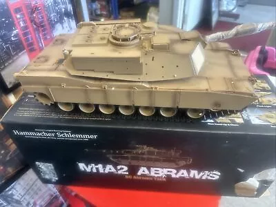 2.4Ghz Hammacher Schemer 7.0 1/16 Scale Ver M1A2 Abrams RC Tank • $125