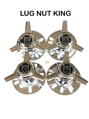 4 New 3 Bar Spinner Chrome 5 Lug Convo Pro Center Line Wheels  Vintage  3.17  Od • $99.99