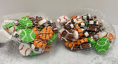120 Mini Sports Balls Shaped Erasers Teacher Supply Sorting Math Counters Soccer • $12.99