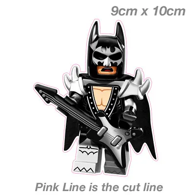 Metal Batman Lego Funny Laptop  Car  Vinyl  Sticker  • $6.69