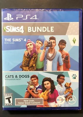 $98.68 • Buy The Sims 4 Bundle Pack [ + Cats And Dogs Expansion ] (PS4) NEW