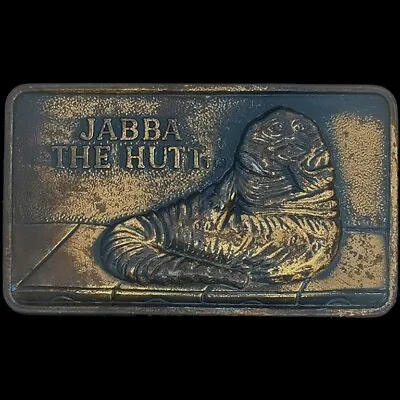 Star Wars Movie Film Jabba Hutt Alien Rotj Return Jedi Scifi Vintage Belt Buckle • $25