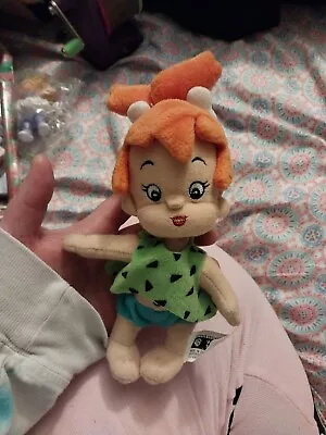 Pebbles Flintstone WARNER BROS Studio Store Bean Bag 1999 Plush Toy • $5.99