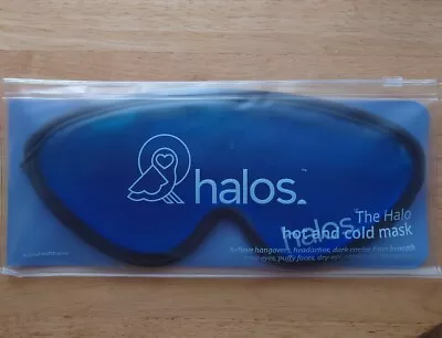 Gel Eye Mask -Halos Reusable Cooling Mask For Hot Cold Therapy • £7.29