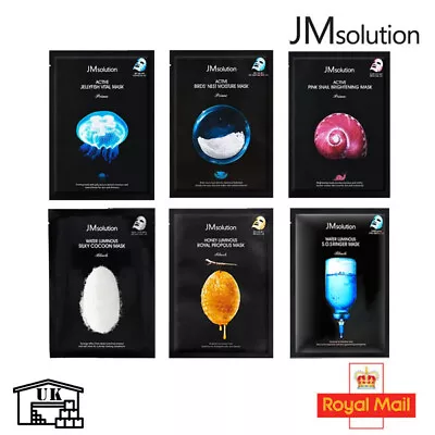 JM Solution Mask 6 Types 1 Pack 10pcs Best Korean SSkin Care Mask For Face • £15.59