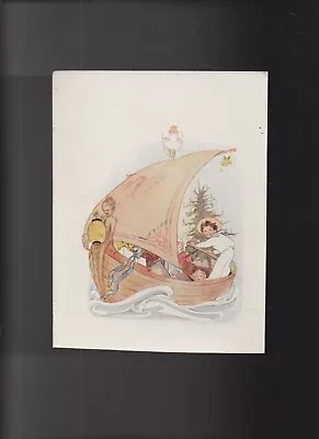 ART  PRINT  MARGARET TARRANTc 1920's    SAILING AWAY   • $10.94