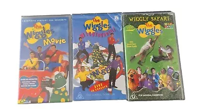 The Wiggles Movie  Wiggledance & Wiggly Safari 3 Vhs Videos • $34