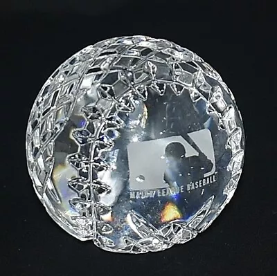 Waterford MLB Major League Baseball Crystal Paperweight Flawless • $50