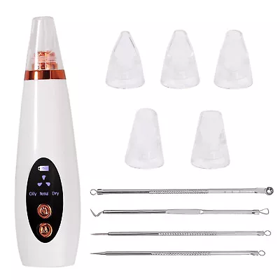 $16.95 • Buy Electric Blackhead Remover Vacuum Pore Tool Kit Pimple Popper Acne Face Skin