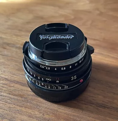 Voigtlander COLOR SKOPAR Lens 35mm F2.5 P II VM For Leica M • $215