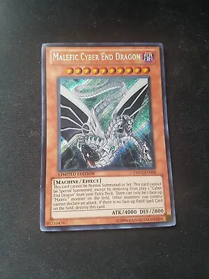 Yugioh! Malefic Cyber End Dragon YMP1-EN004 Secret Rare Limited Edition NM • $12.43