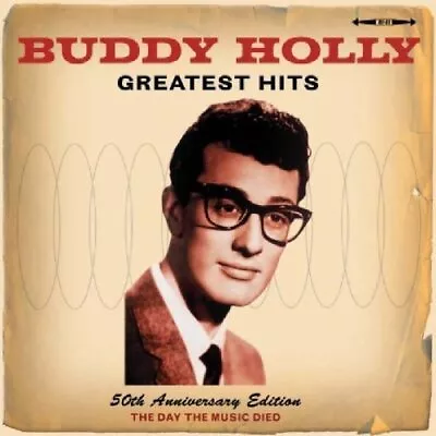 Buddy Holly : Greatest Hits - 50th Anniversary Edition CD FREE Shipping Save £s • £4.94