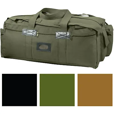 Tactical Mossad IDF Duffle Bag Israeli Heavy Duty Cotton Canvas Carry / Backpack • $51.99