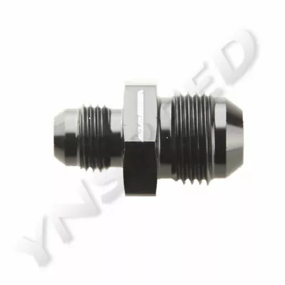 8AN AN-8 To 6AN AN-6 Straight Reducer Union Fitting Adaptor Black • $6.16