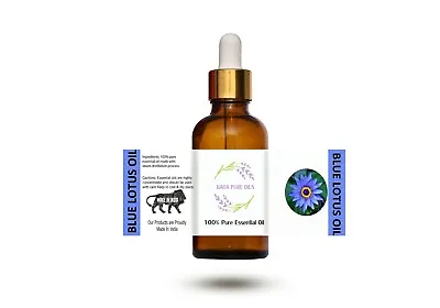 Blue Lotus Pure Natural Oil Pure Organic In Dropper Amber Bottle From India • $12.34