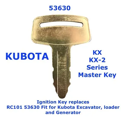 KUBOTA 53630 KX KX-2 Series Master Plant Excavator Dumper Digger Tractor Key • £3.74