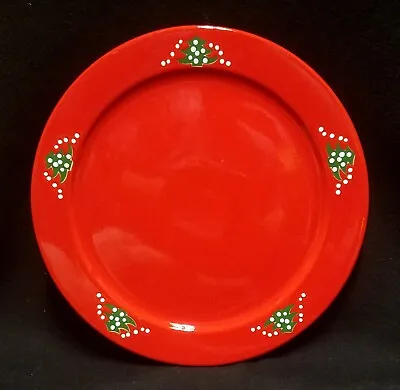 WAECHTERSBACH Christmas Tree 12 1/4  CHARGER SERVICE PLATE Round Cherry Germnay • $53.99