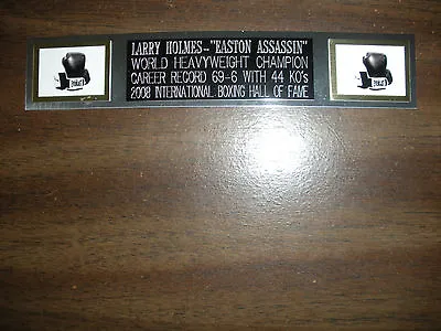 Larry Holmes (boxing) Nameplate For Signed Gloves/trunks/photo Display • $7.95