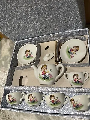 Vintage CHILDS TEA PARTY SET From JAPAN • $16.99