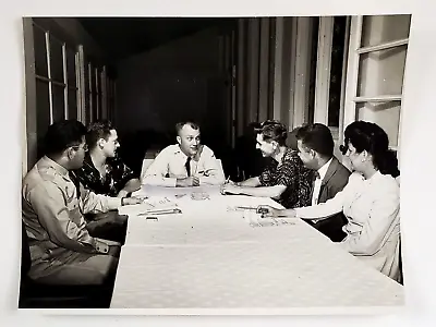 1953 Cocoa FL Air Force Missile Test Center Business Meeting VTG Press Photo • $12.99