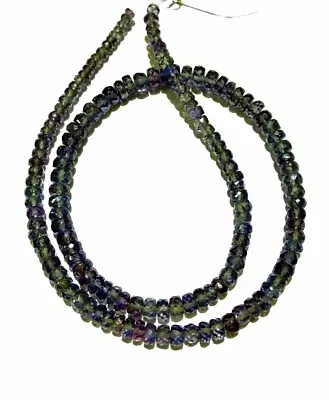 AAA+ Alexandrite Beads Rarest Alexandrite Faceted Rondelle Alexandrite Beads • $123.88