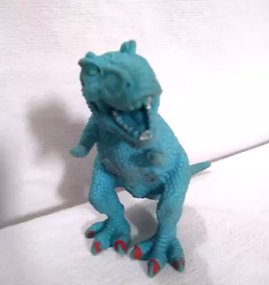 T-Rex Tyrannosaurus Dinosaur 4.75  Tall Stretch Gel Toy Action Figure 2015 USA • $6.25