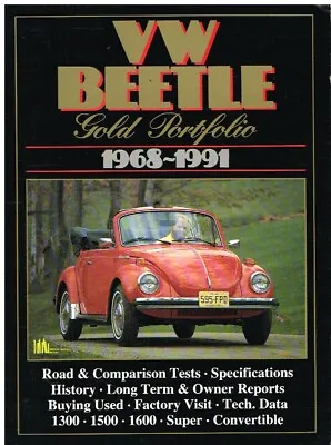  Vw Beetle 1300 1500 1302/s 1303/s Saloon Cabrio 1968-91 Period Road Tests Book • $37.29