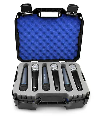 CM Microphone Case For 12 Wireless Mic System Microphones -Hard Shell Protection • $69.99