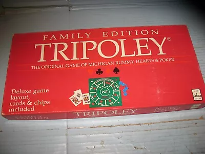 Tripoley Original Game Of Michigan Rummy Family Edition #225 Cadaco • $32