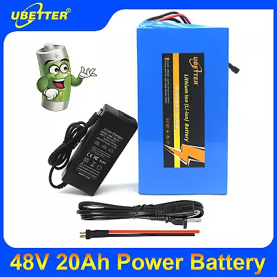 48V 20Ah Lithium Battery Ebike Bicycle Scooter 2A Charger • $219.99