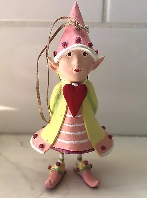 Patience Brewster Dash Away Cupid Elf Christmas Ornament-MacKenzie Childs - 4.5” • $25