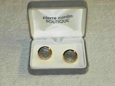 $14.95 • Buy New Cufflinks W/ Vintage 90% 900 Silver Mercury Dime Coin 10 Cents Money